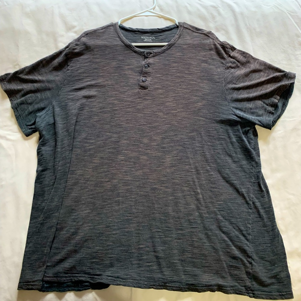 Men’s 2Xl Large Dress shirt/ Merona/ In great condition/ Color-Dark gray/